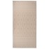 Alfombra de exterior de tejido plano rayas marrones 100x200