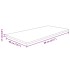 Encimera de baño madera maciza sin tratar 80x40x1,5