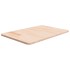 Encimera de baño madera maciza sin tratar 60x40x1,5