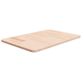 Encimera de baño madera maciza sin tratar 60x40x1,5
