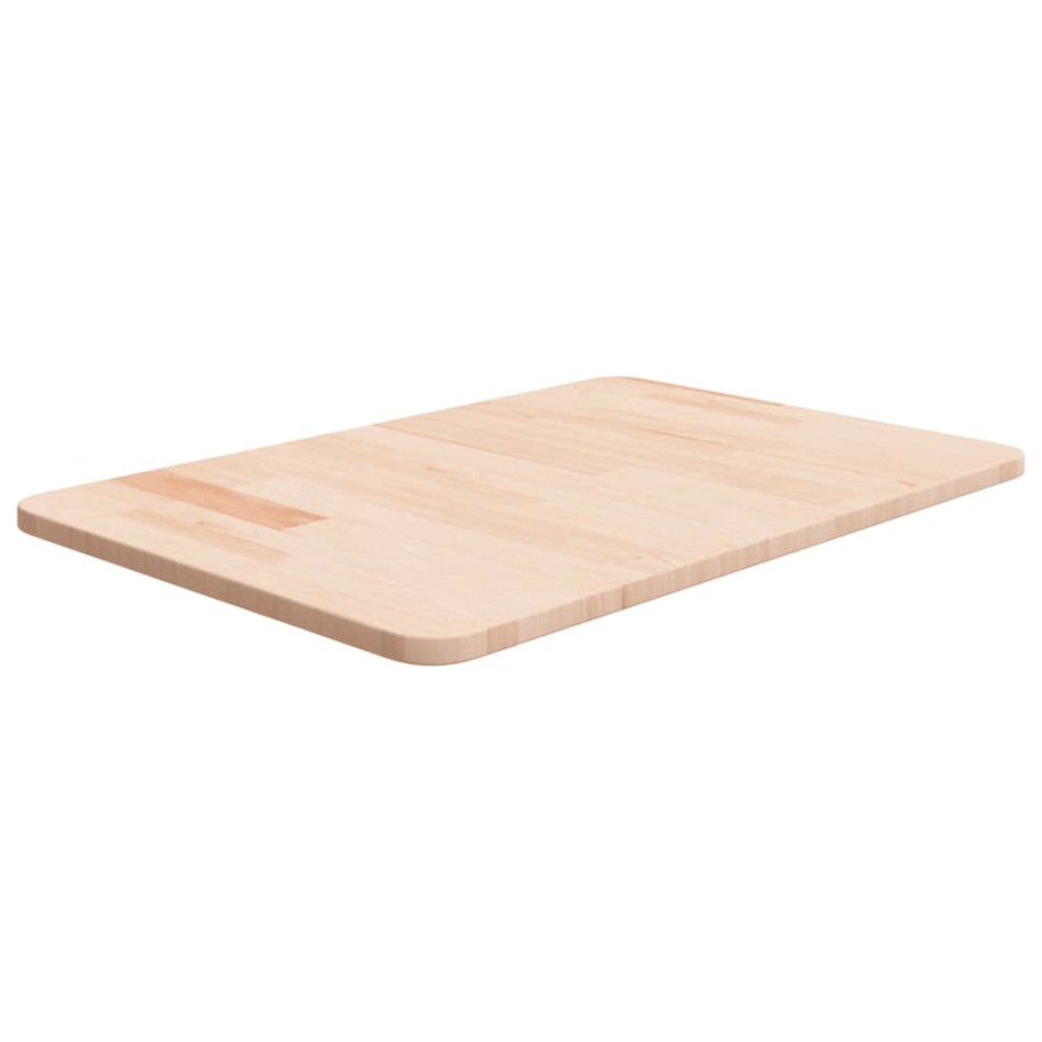 Encimera de baño madera maciza sin tratar 60x40x1,5
