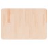 Encimera de baño madera maciza sin tratar 60x40x1,5