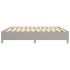 Estructura de cama box spring tela gris claro 200x200