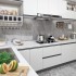 Láminas autoadhesivas muebles 2 uds PVC blanco 500x90