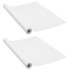 Láminas autoadhesivas muebles 2 uds PVC blanco 500x90