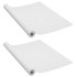 Láminas autoadhesivas muebles 2 uds PVC madera blanca 500x90