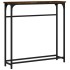 Mesa consola madera de ingeniería roble ahumado 75x19,5x75