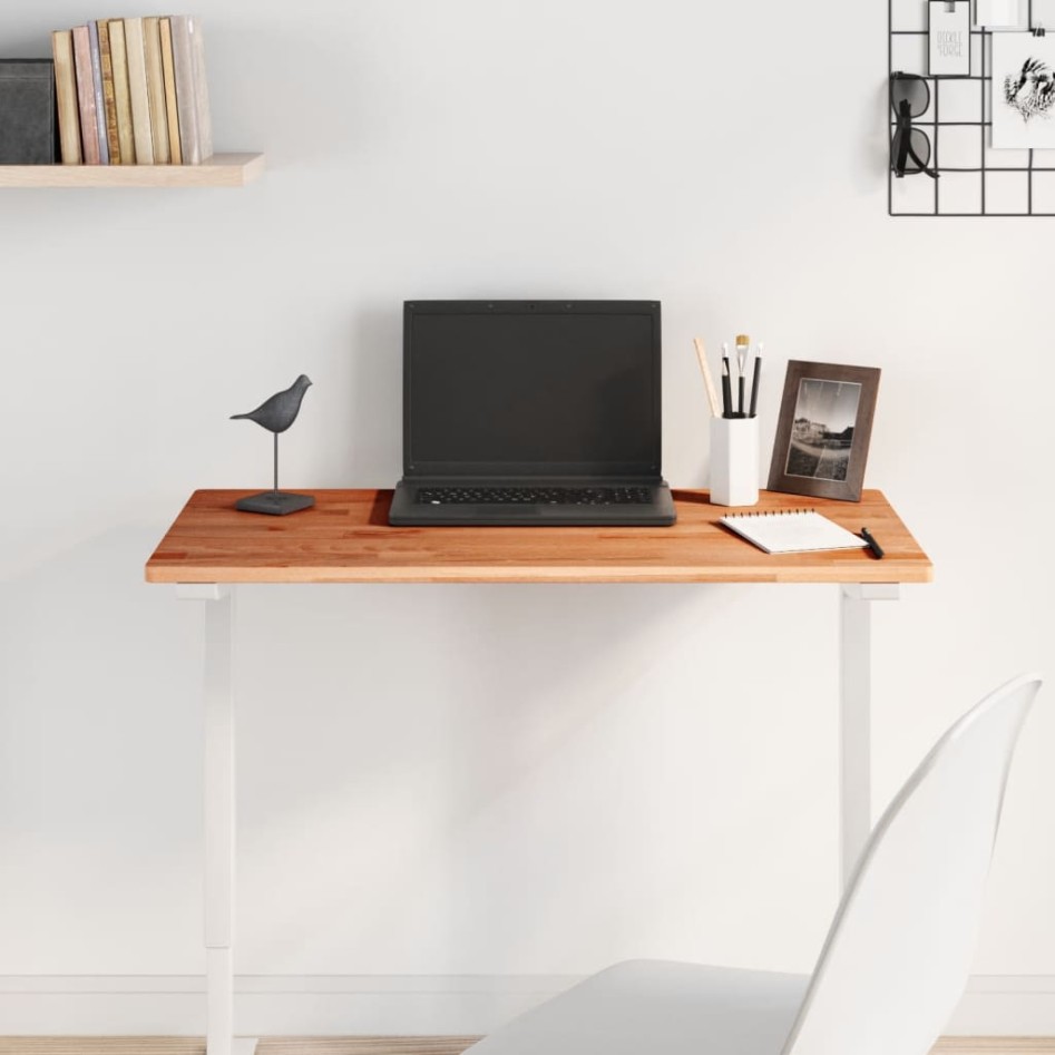 Tablero rectangular de madera maciza de haya 80x40x1,5