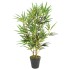 Árbol de bambú artificial con 368 hojas verde 80