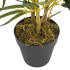 Árbol de bambú artificial con 368 hojas verde 80