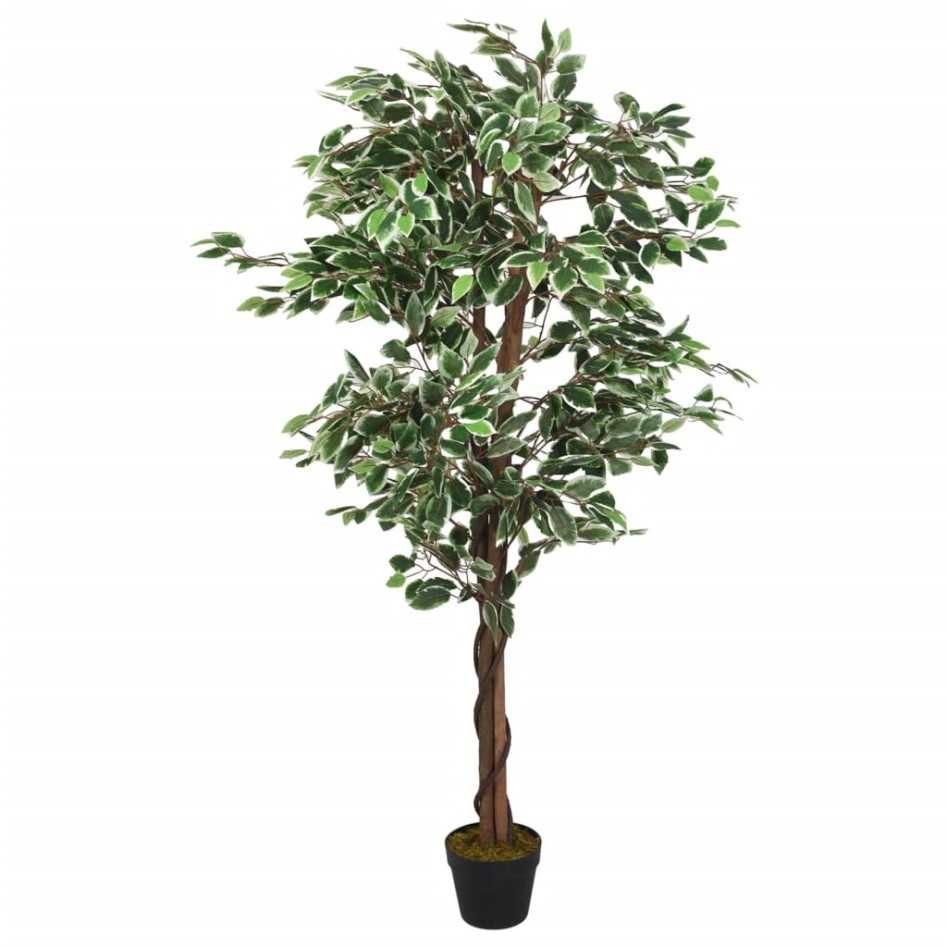 Ficus artificial con 378 hojas verde 80