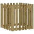 Jardinera diseño de valla madera de pino impregnada 70x70x70