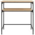 Mesa consola madera de ingeniería roble Sonoma 75x35,5x75