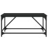 Mesa de centro madera contrachapada negro 75x50x35