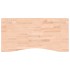 Tablero de escritorio madera maciza de haya 100x(45-50)x2,5