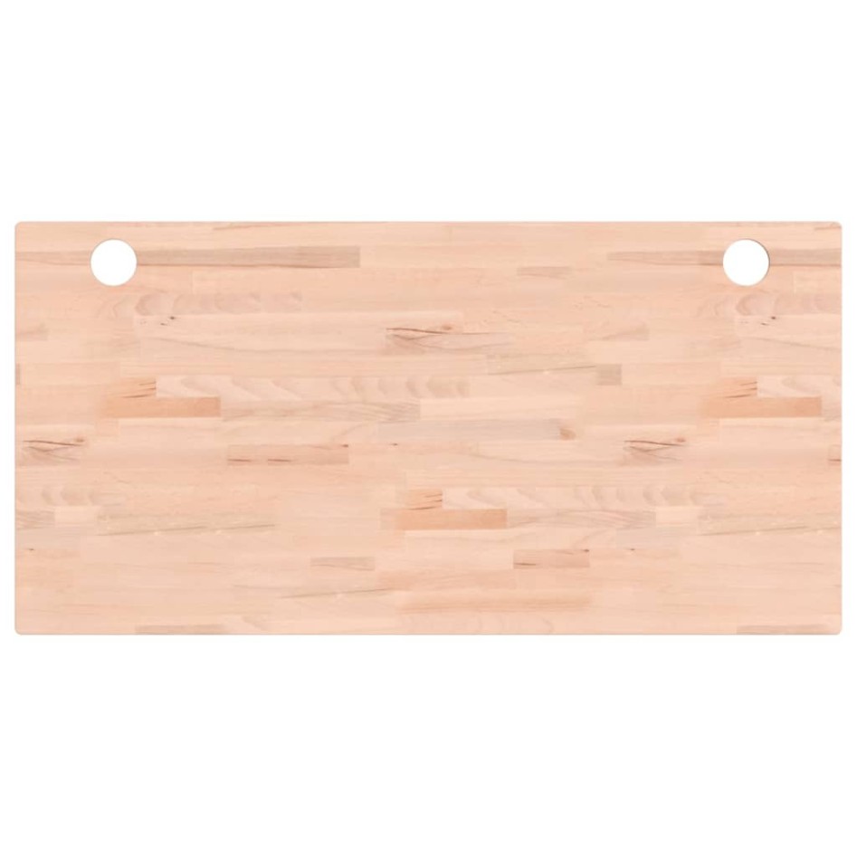 Tablero de escritorio madera maciza de haya 110x55x2,5