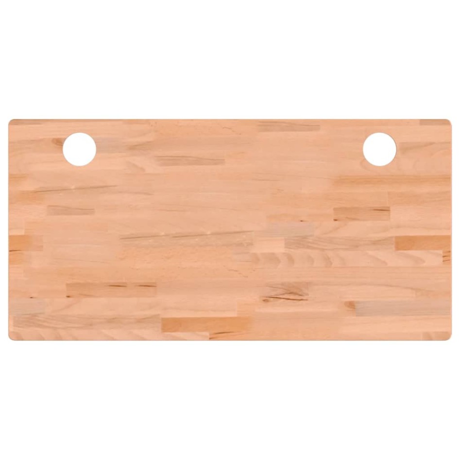 Tablero de escritorio madera maciza de haya 110x55x2,5