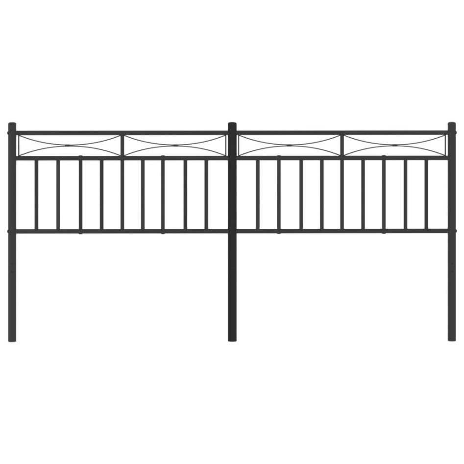 Cabecero de metal negro 193
