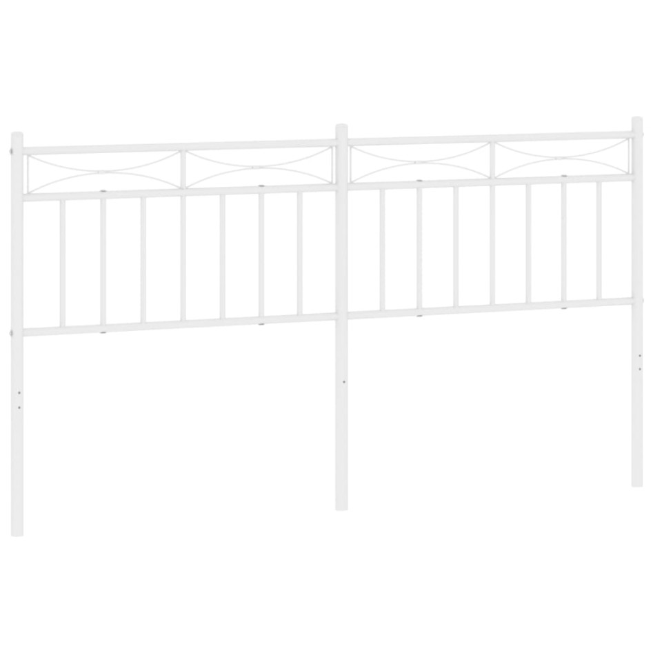 Cabecero de metal blanco 160