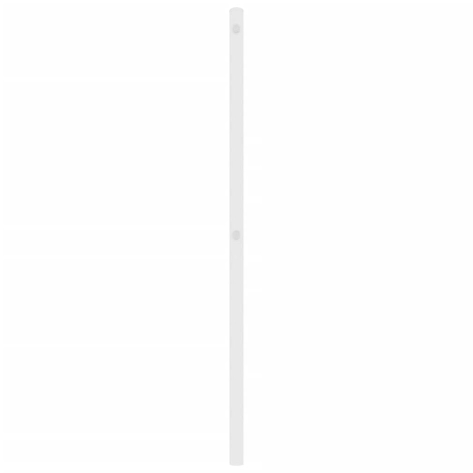 Cabecero de metal blanco 160