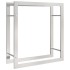 Estante para leña acero inoxidable 80x28x86