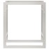 Estante para leña acero inoxidable 80x28x86