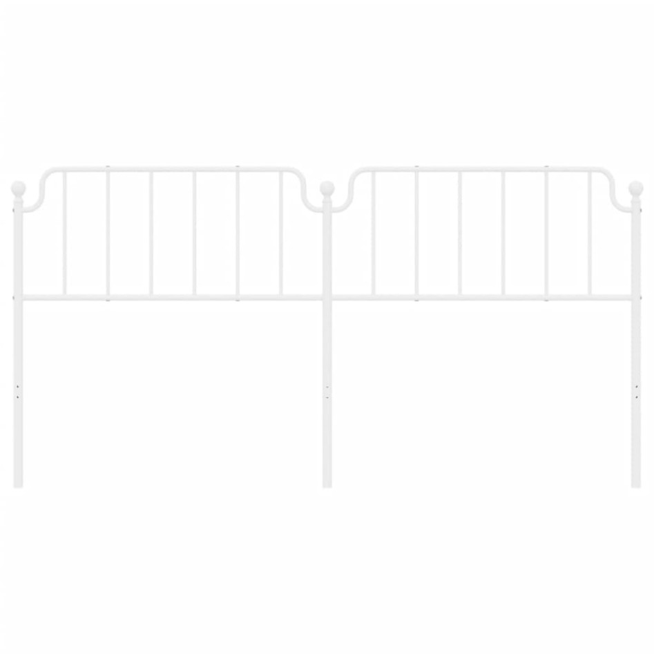 Cabecero de metal blanco 200