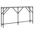Mesa consola madera de ingeniería gris Sonoma 140x23x75