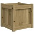 Jardinera madera maciza de pino impregnada 40x40x40
