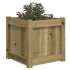 Jardinera madera maciza de pino impregnada 40x40x40