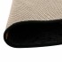 Alfombra lavable antideslizante negro y dorado Ø 120
