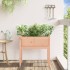 Jardinera con patas madera maciza de abeto Douglas 70x31x70