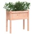 Jardinera con patas madera maciza de abeto Douglas 70x31x70