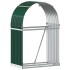 Leñero de acero galvanizado verde 80x45x120