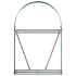 Leñero de acero galvanizado verde 80x45x120
