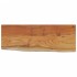 Estante pared rectangular madera acacia borde vivo 50x20x3,8