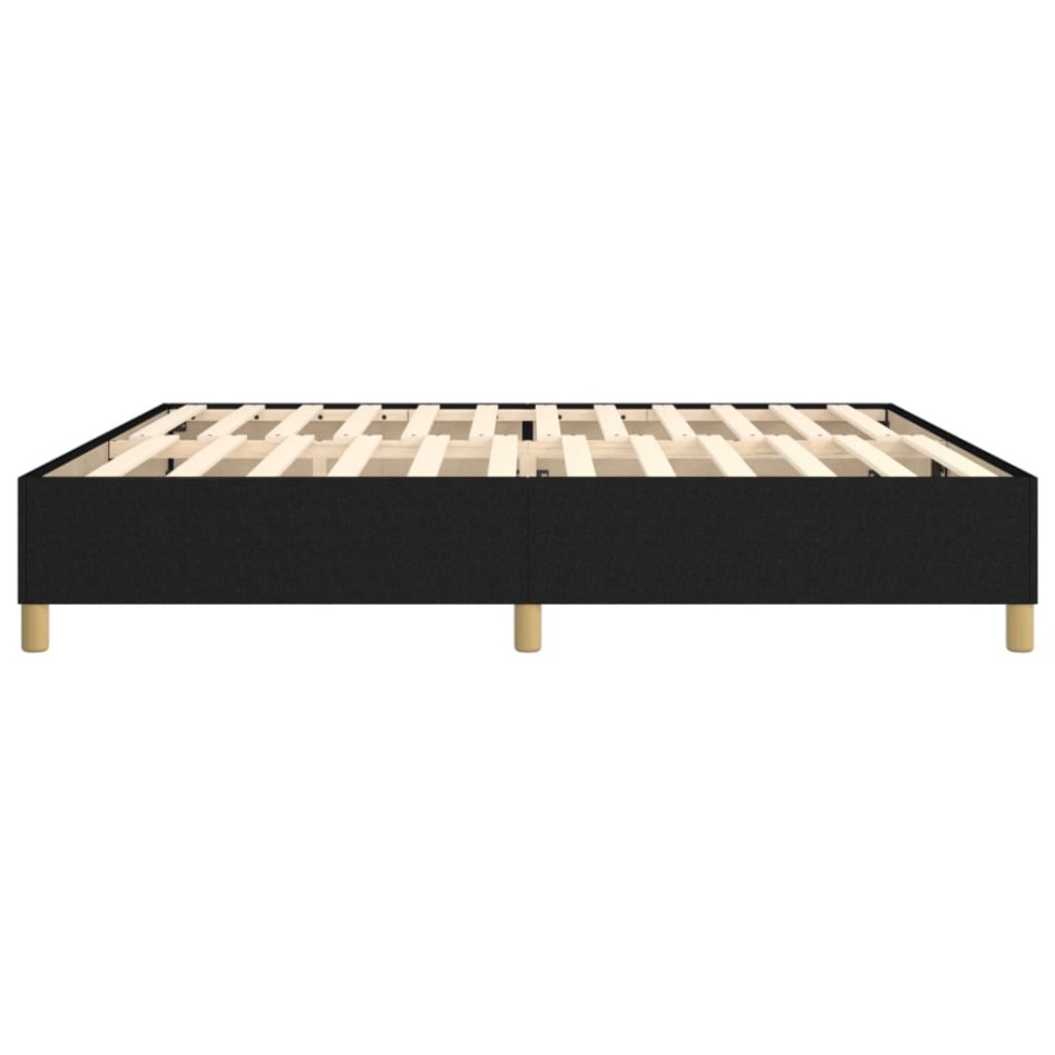 Estructura de cama box spring tela negro 200x200