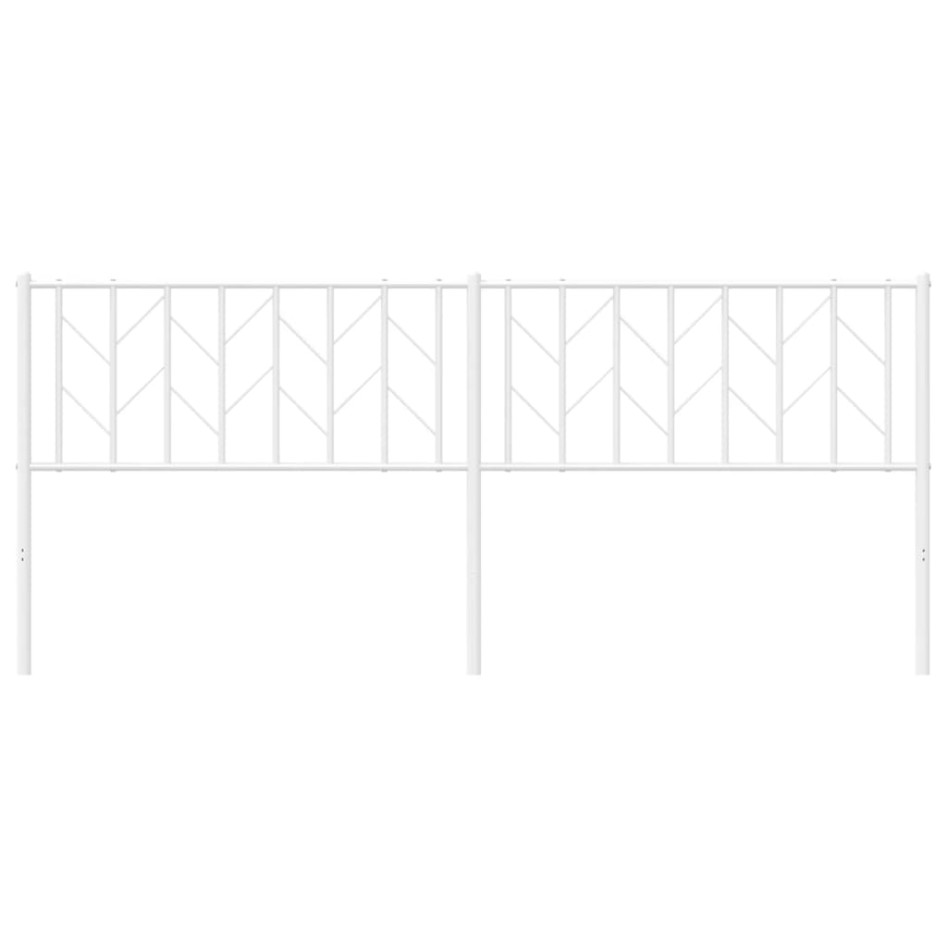 Cabecero de metal blanco 200