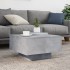 Mesa de centro madera de ingeniería gris hormigón 55x55x31