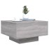 Mesa de centro madera de ingeniería gris Sonoma 55x55x31