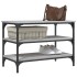 Banco zapatero madera de ingeniería gris Sonoma 70x38,5x49