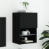 Mueble para TV con luces LED negro 40,5x30x60