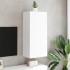 Mueble de TV de pared madera ingeniería blanco 40,5x30x90