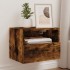 Muebles de pared para TV 2 uds madera roble ahumado 40x30x30