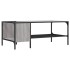 Mesa centro estante madera ingeniería Sonoma gris 100x51x40