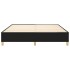 Estructura de cama box spring tela negro 180x200