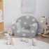 Sofá para niños felpa suave gris claro con