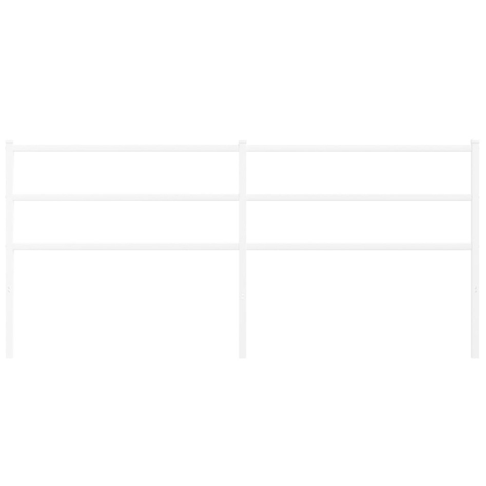 Cabecero de metal blanco 200