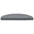 Alfombrillas de escalera autoadhesivas 10 uds gris 65x21x4