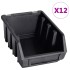 Kit de cajas de almacenaje 32 pzas paneles de pared